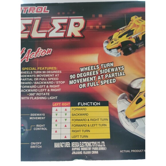 LEVELER Radio Control Stunt Action Vehicle Vintage NEW  Old Stock - Picture 10 of 12